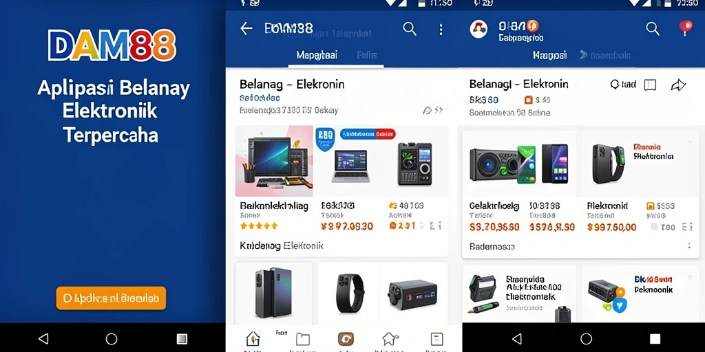 Tampilan antarmuka DAM88 yang menarik dan fungsional.
