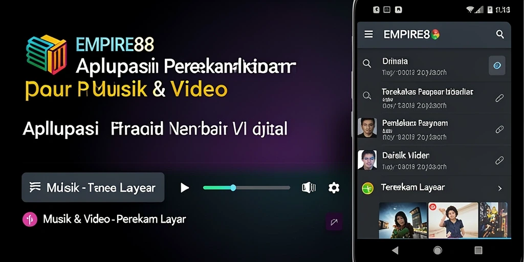 Tampilan antarmuka EMPIRE88 saat merekam layar dengan mudah.
