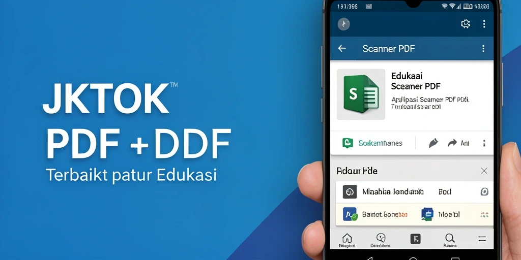 Antarmuka pemindaian PDF JKTOK yang efisien dan mudah digunakan.