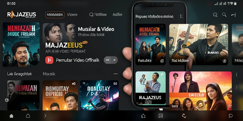 Tampilan antarmuka RAJAZEUS yang modern dan fungsional.