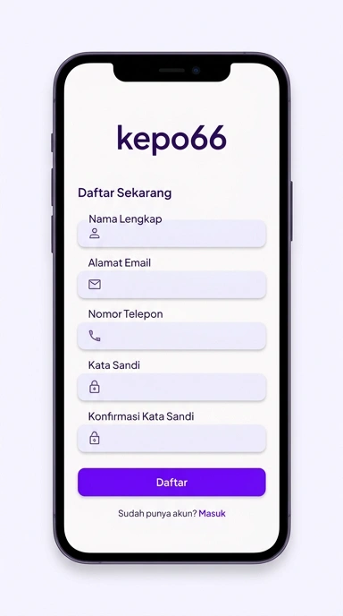 Cara Mudah Buat Akun Baru di kepo66